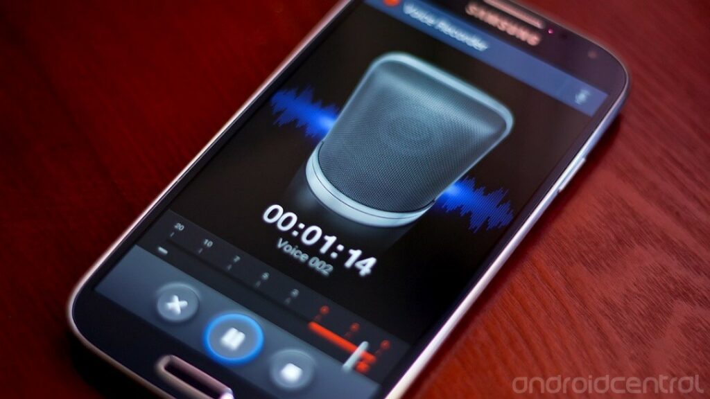 phone recording audio clarification